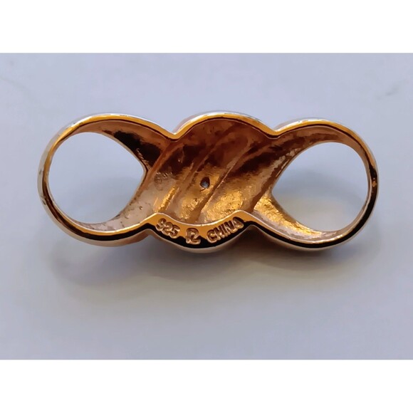 Ross Simons Vermeil Sterling Silver Diamond Accent Slide Pendant 30 mm - 3.5 g - Picture 8 of 11